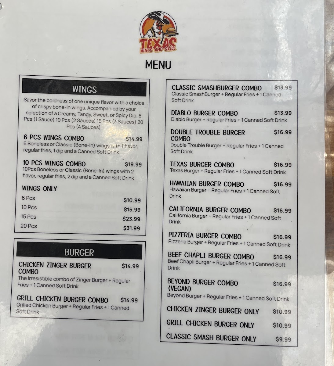 Menu Texas Wings And Grill-5